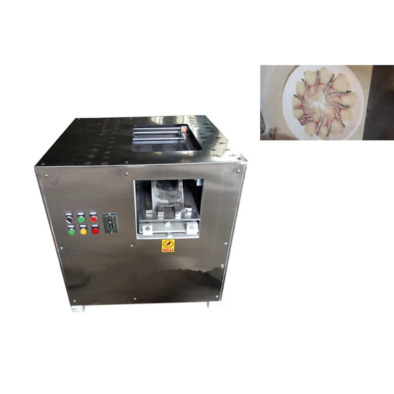 
Automatic fresh fish cutter salmon slicers Tilapia filleting machine 