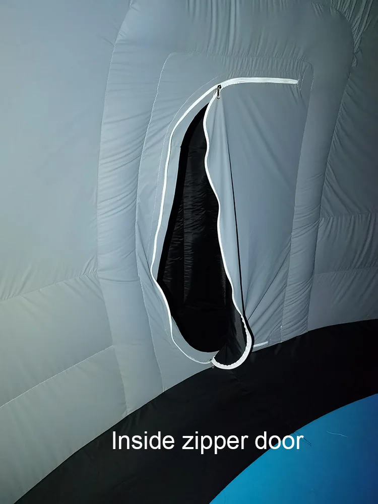 6m portable Mobile digital projection igloo inflatable planetarium dome tent with planet logo printing