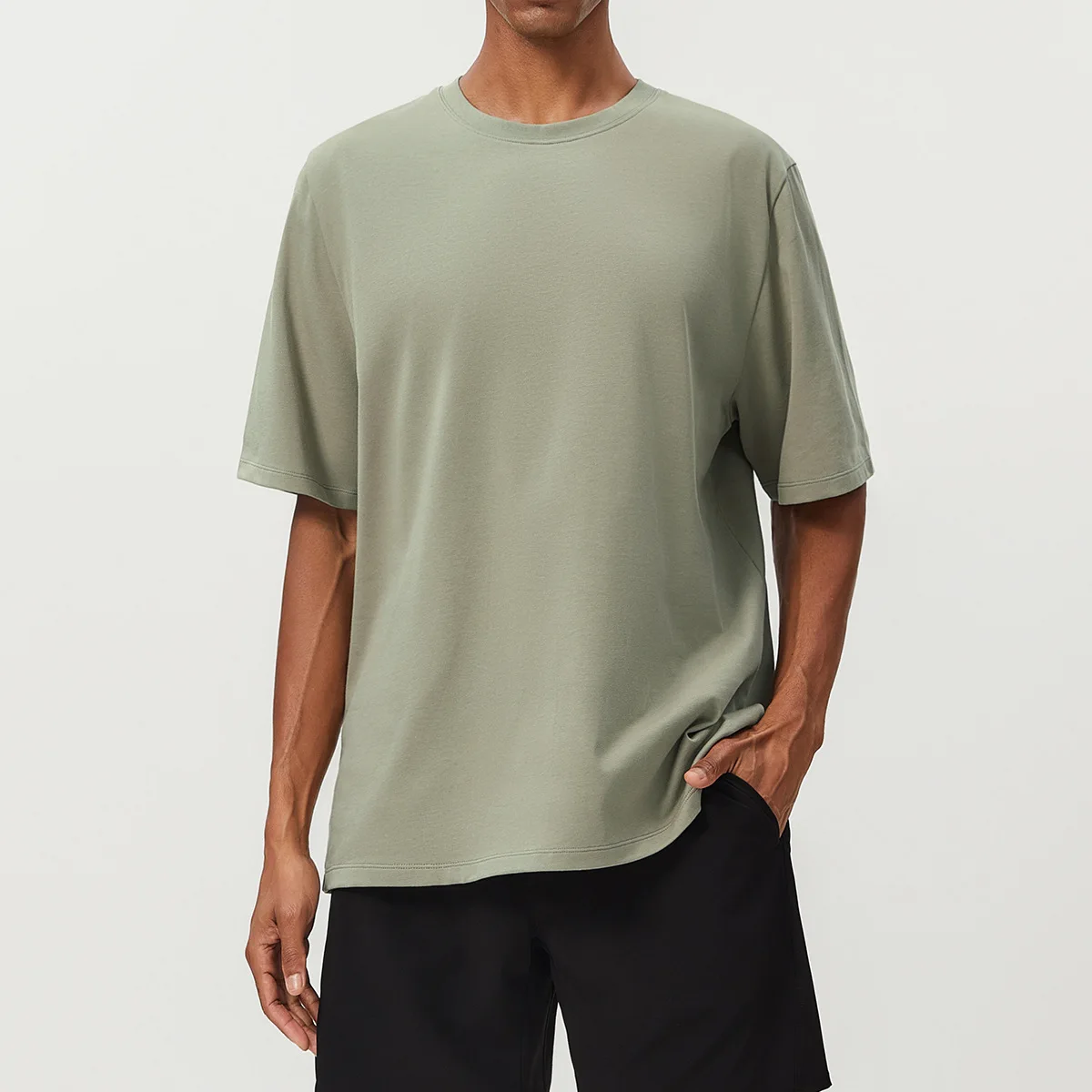 Workout clothing custom high quality sports gym running top round neck fitness short sleeve t shirt for men