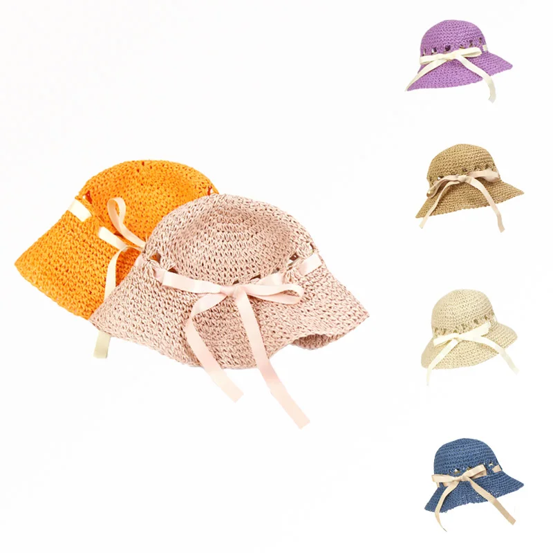 Simple Fashion Hollow Out Design Child Baby Summer Handmade Crochet Hat Custom Crochet Patterns