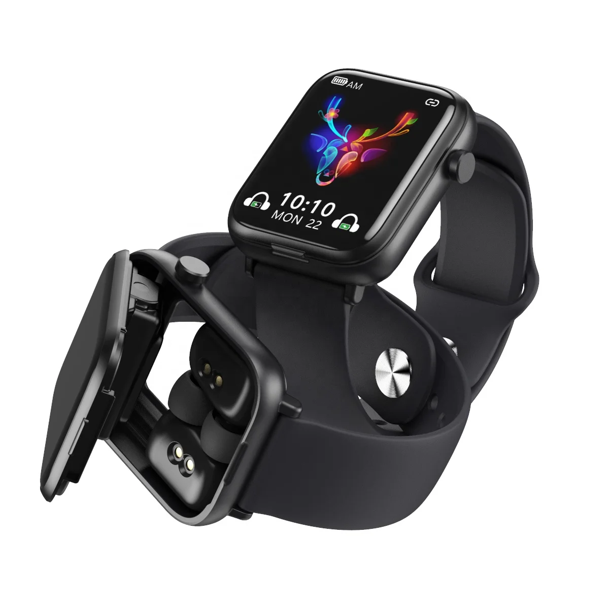 Factory X5 Upgrade Smart Watch Headphones 2-in-1 for Apple Android Smart Bracelet earphone