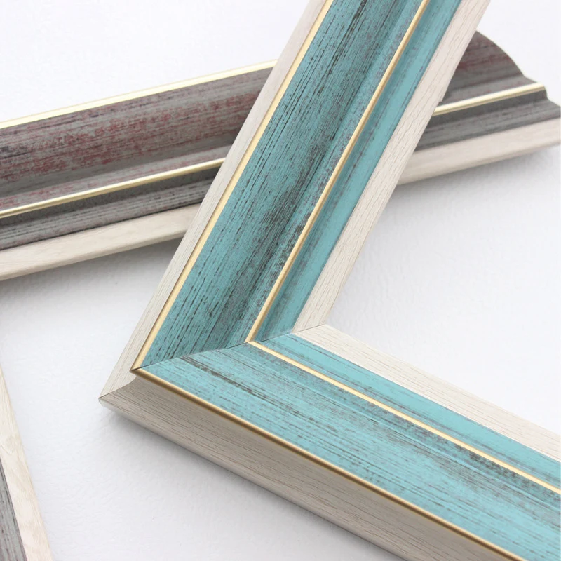 
Hot Sell Custom Modern Art Decor PS Foam Photo Mirror Frame Moulding 