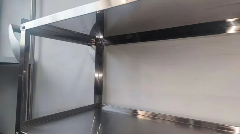 Factory direct superior quality food grade heavy duty stainless steel 3 tier hand trolley