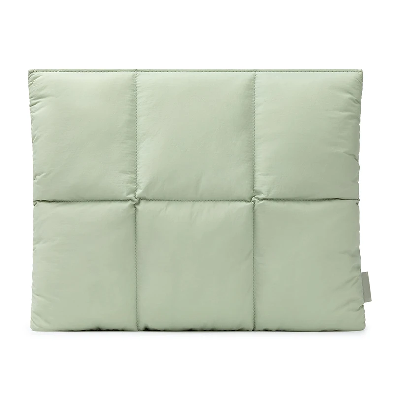 Custom Lightweight Portable 15 Inch 16 Inch Laptop Sleeve Quilted Puffer Laptop Carrying Case Puffy Laptop Sleeve For Women