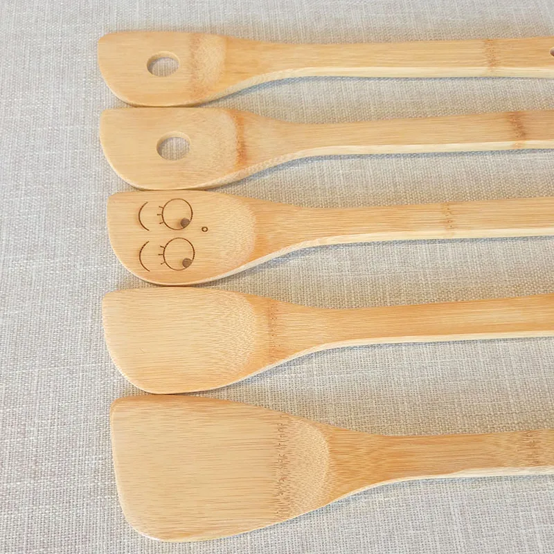 Eco-friendly Food Grade Natural Bamboo Spade bamboo hand spade bamboo kitchen spatula for sale