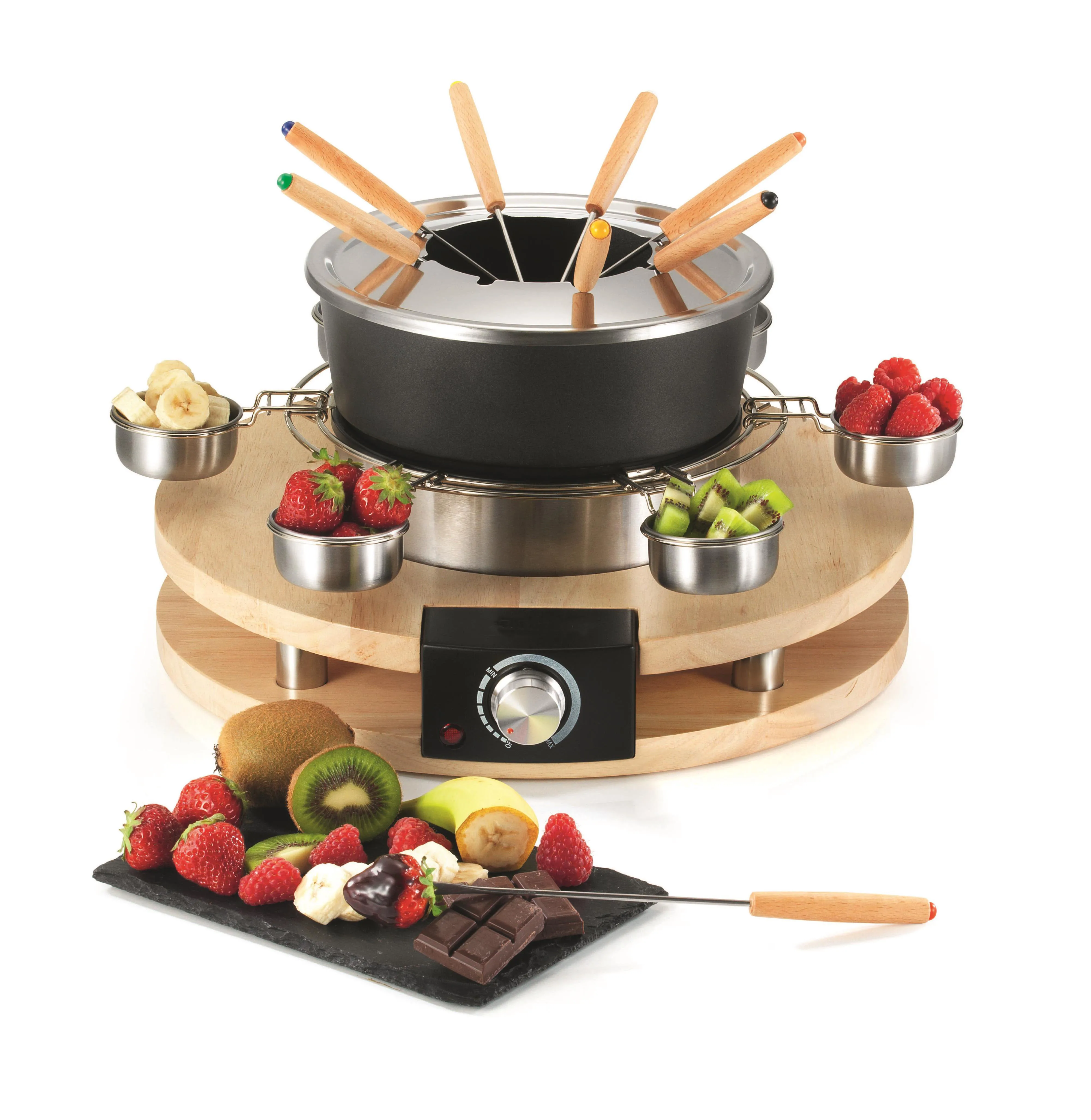 Electric chocolate fondue cheese fondue cheese pot