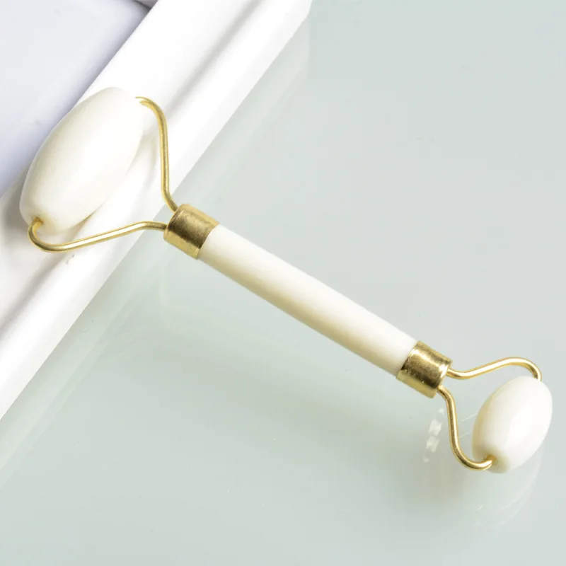 High Quality Jade Roller Facial Massager For Neck And Face White Jade Roller For Home Use
