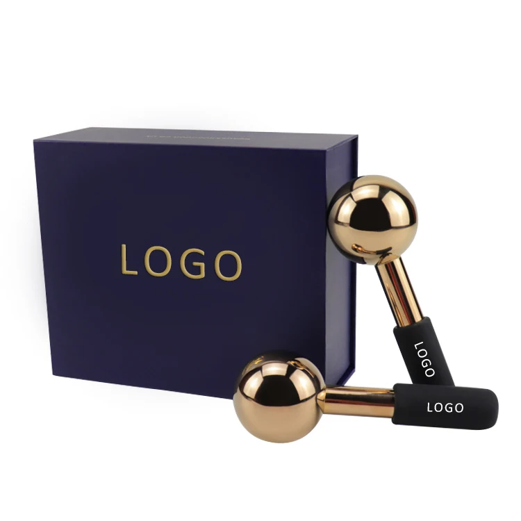 High-end Beauty Belleza Roller stainless steel Facial Lift Massager Cryo Stick Ice Globes
