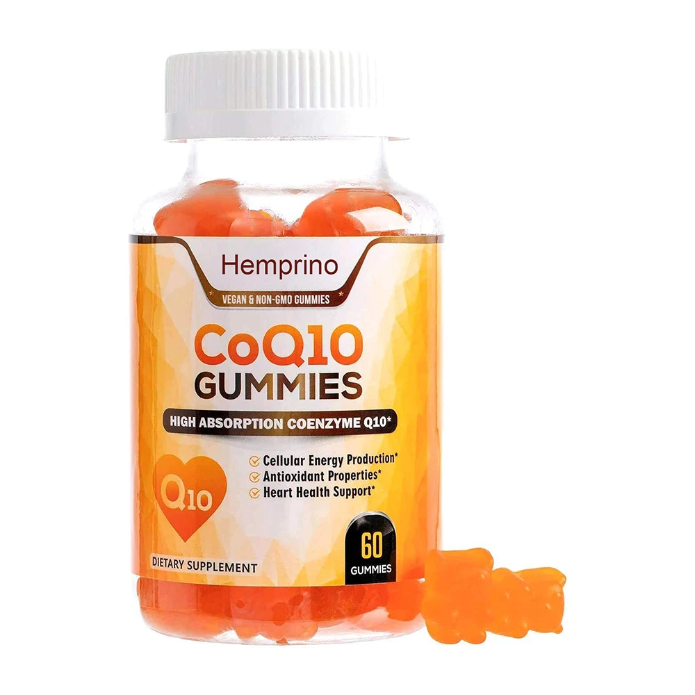 High Absorption CoQ10 With100MG Gummies For Support Energy And Heart Healthcare Supplement