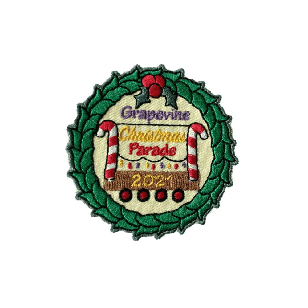 christmas embroidery ornament