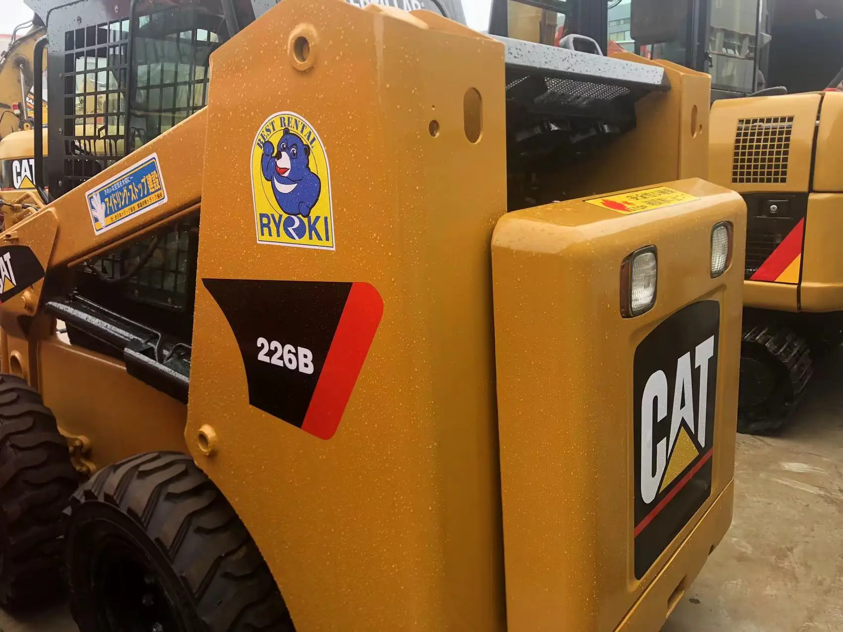 USA Earth-moving Machinery New CAT Hydraulic Mini Wheel Loader Caterpillar Skid Steer Loader