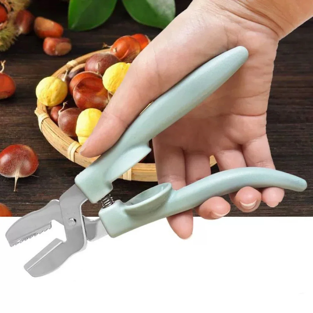 Chestnut Cracker Tool Chestnut Peeler Scissors Nut Cracking Tools Durable Chestnut Opener  Cutter For Pecan