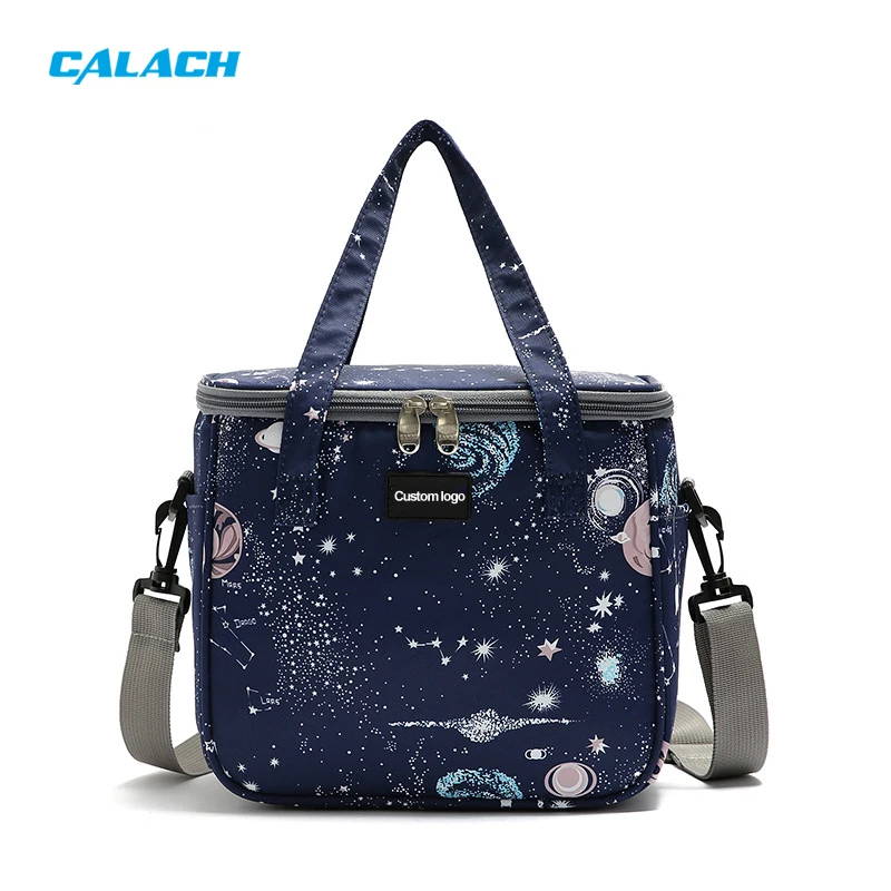 6 can cooler bag waterproof fashion insulated picnic cooler tote lunch bag for women work portable
