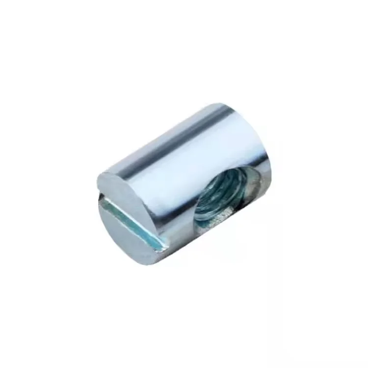 Barrel Bolts Cross Dowel Slotted Horizontal hole nut hammer embedded nut