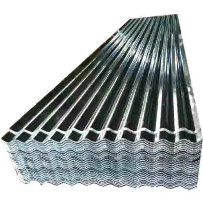 0.19 0.7mm thick aluminum roofing Zinc coated galvanized corrugated steel sheet