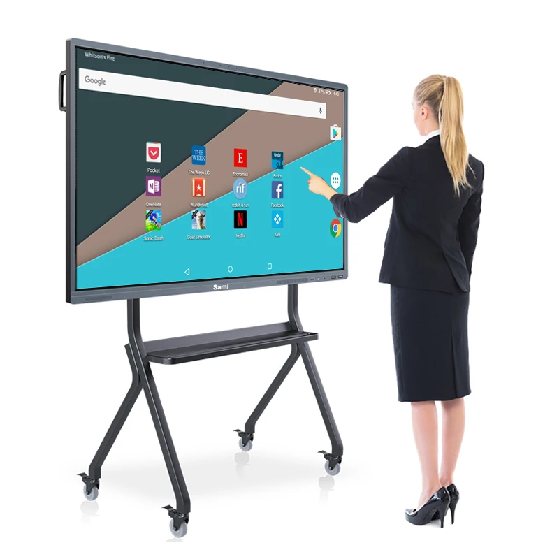 New Arrival 4K Anti Glare Lcd Screen 20 Points Touch Display Panel Wall Mount Interactive Smart Board For School (1600559939330)