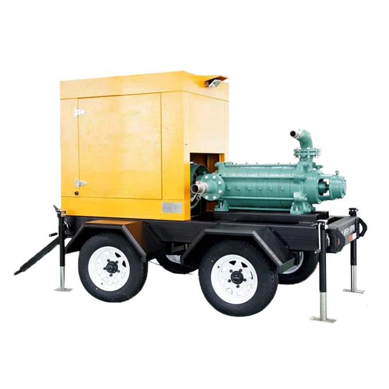 D Type High Pressure Horizontal Multistage Pump Diesel Fire With 6 Inch Water Pumps