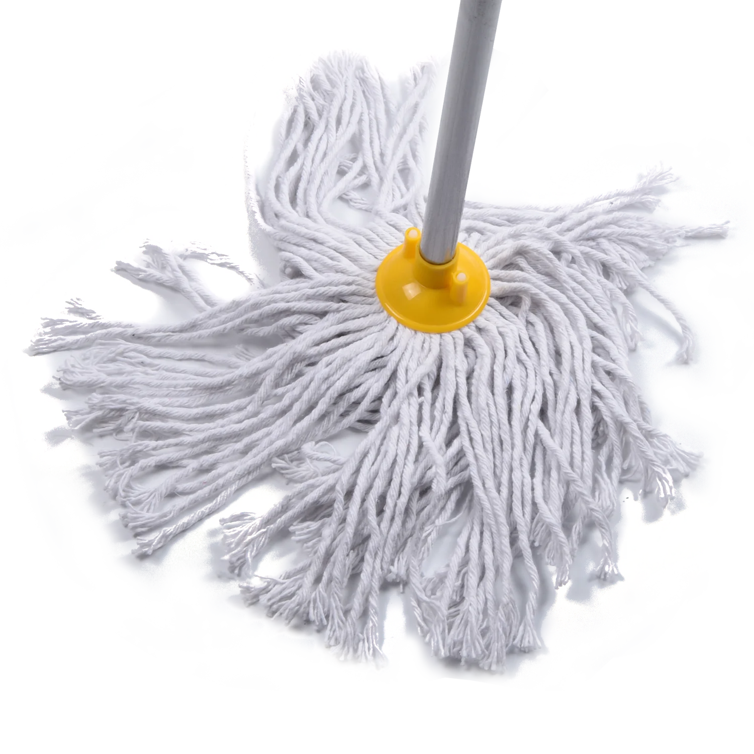 Швабра из хлопка для уборки дома деревянная ручка длина 120 см с пластиковыми аксессуарами
