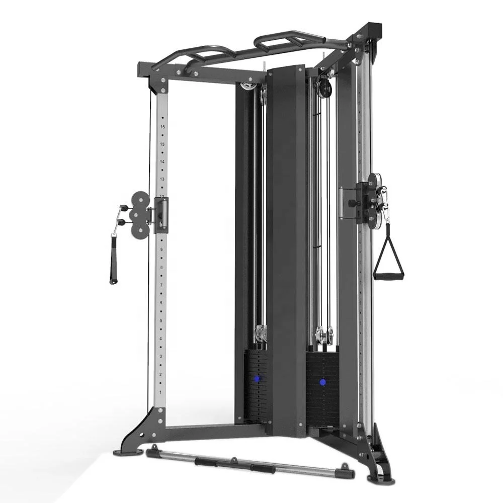 Cable Crossover Machine Commercial Dual Pulley System Gym Functional Trainer Gym Fitness Equipment Multi Crossover Station