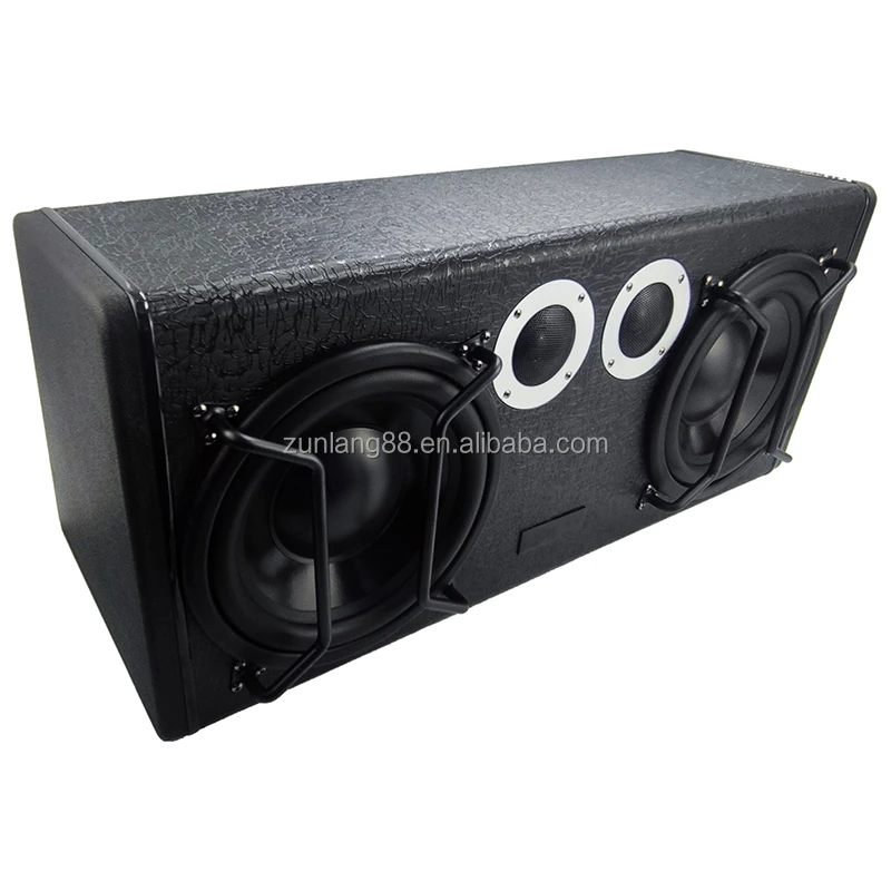 Car subwoofers box Strong Bass 10 inch Subwoofer speaker RMS 200W Dual Car Active Subwoofer
