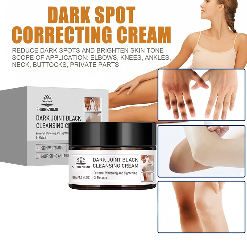 Body Whitening Cream Joint Underarm Legs Knee Elbow Brighten Armpit Bleaching Cream Remove Dark Spots Melanin Skincare Cream