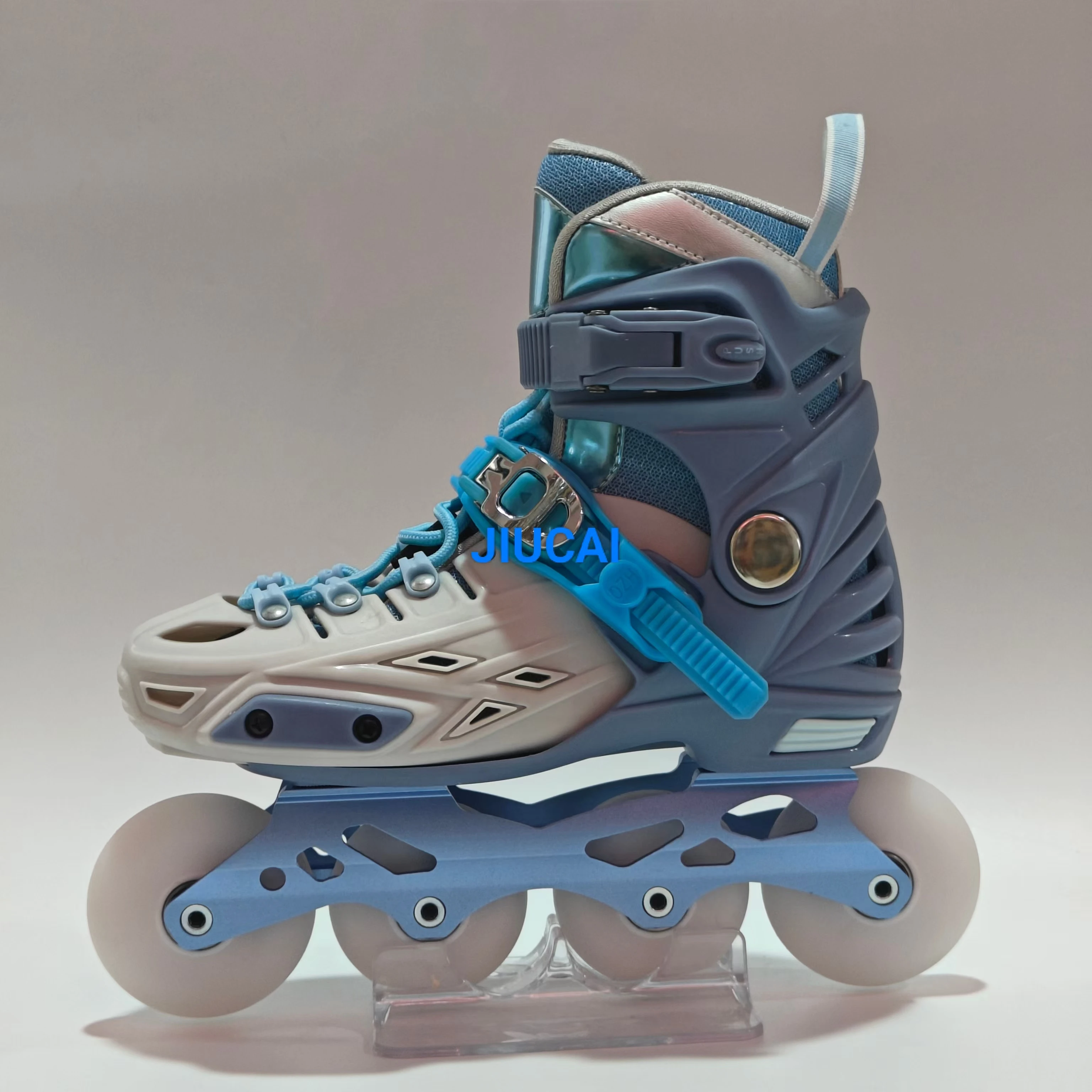 High-End Carbon Fiber Freestyle Inline Skates Advanced Flashing Roller for Children and Adults
