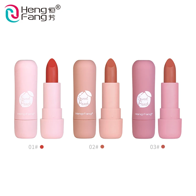 Sweet Peach Extract Lasting Moist Lip Silky Mist Surface Matte Lipstick