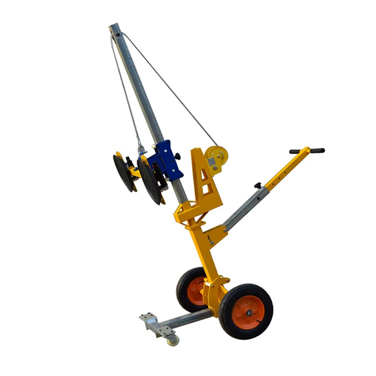Vacuum Glass Moving and Lifting Trolley with 2 Suction Cups