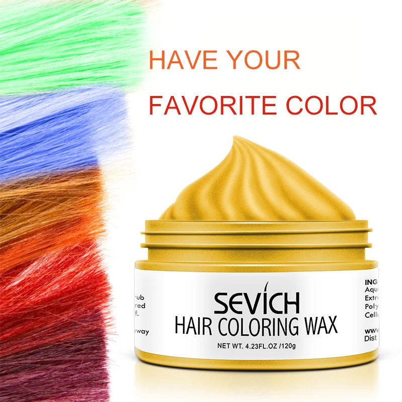create you own brand temporary hair color best selling wax