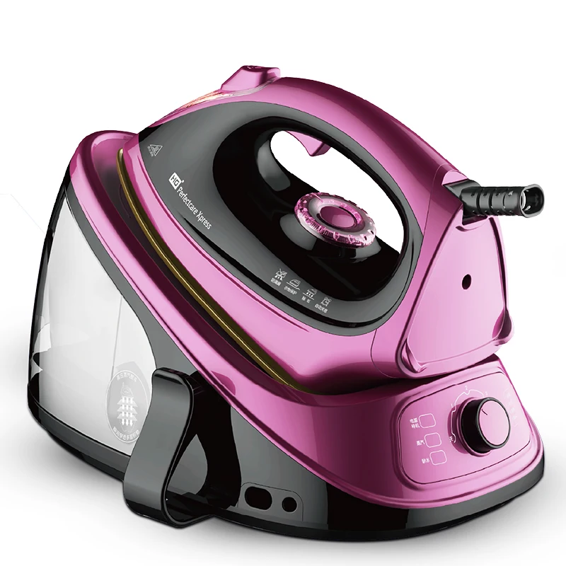  HG 2100W Industrial Steam Iron Station with Ceramic Soleplate Vertical Steamer Ironing for Clothes