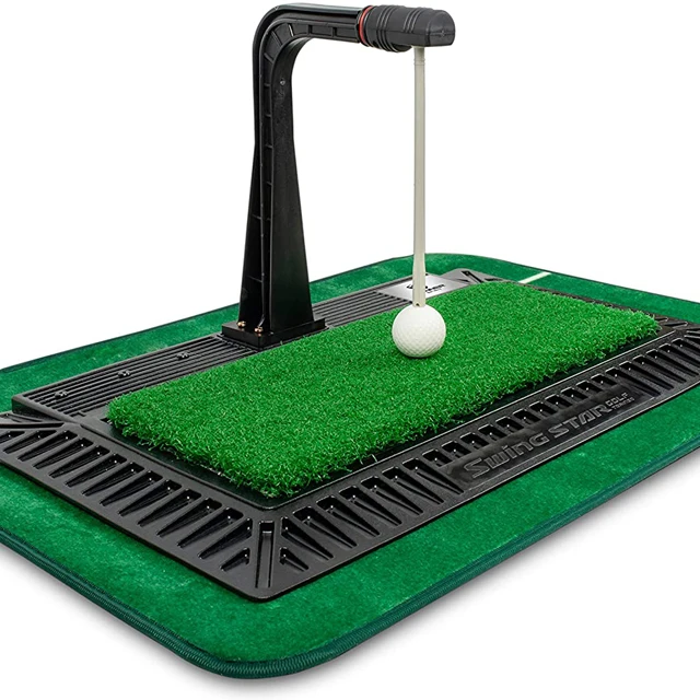 
Golf Training Aid Auto Kick Back Putting Green Swing Stick with Speed Controller Real Impact Swing Mat Spare Connector 