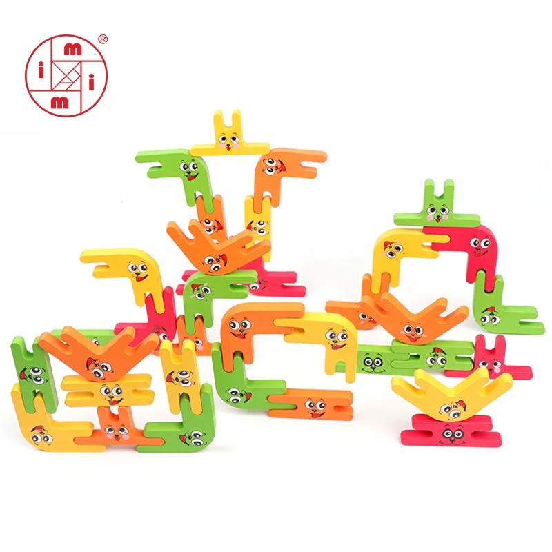 Colorful Wooden Puzzle Smiling Face Magic Ball Brain Teasers Games Toy Intelligence Game Sphere Puzzles For Kids