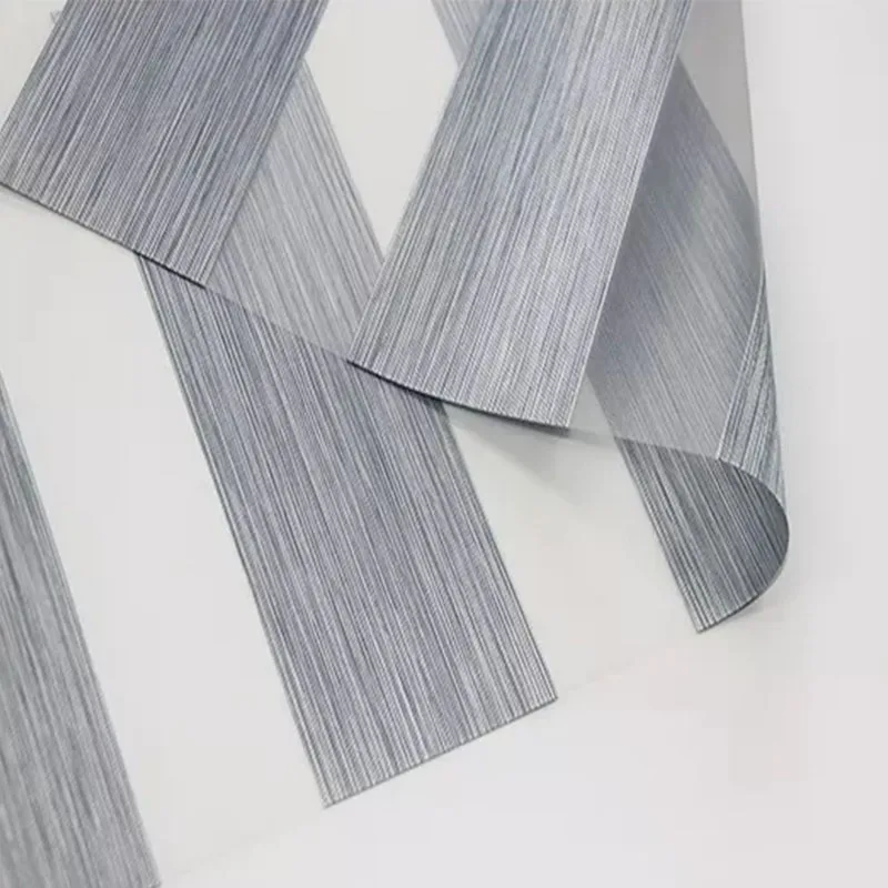 Manufacturer Sunscreen 100% Polyester Horizontal Solid Roller Zebra Blinds Fabrics