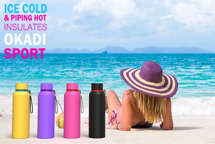 Wholesale Potable Customized Color Double Wall Stainless Steel Drinking Bottle Insulated Thermos Vacuum Flask