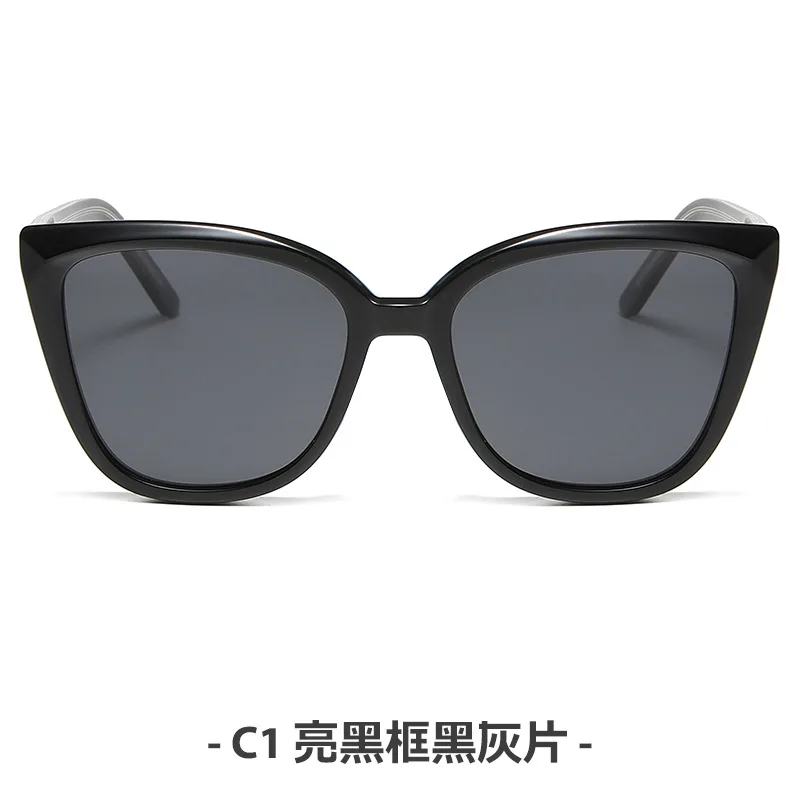 High Quality Polarized Sunglasses New Cat Eye Design Glasses Black TR90 Clip on Sunglasses for Women Men Wholesale