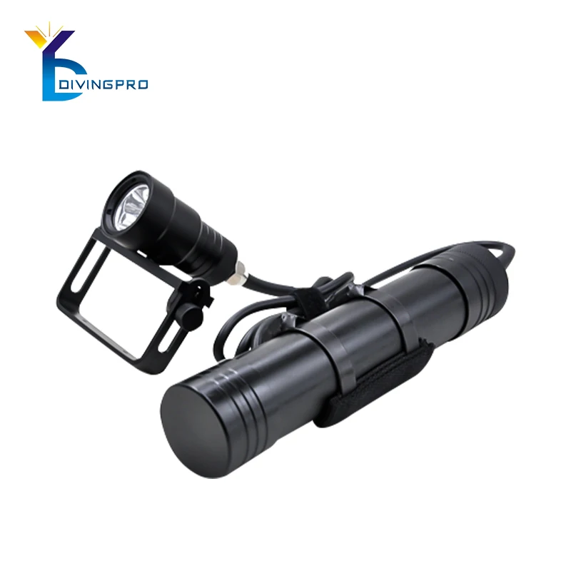 LED diving flashlight powerful professional waterproof rechargeable led flashlight