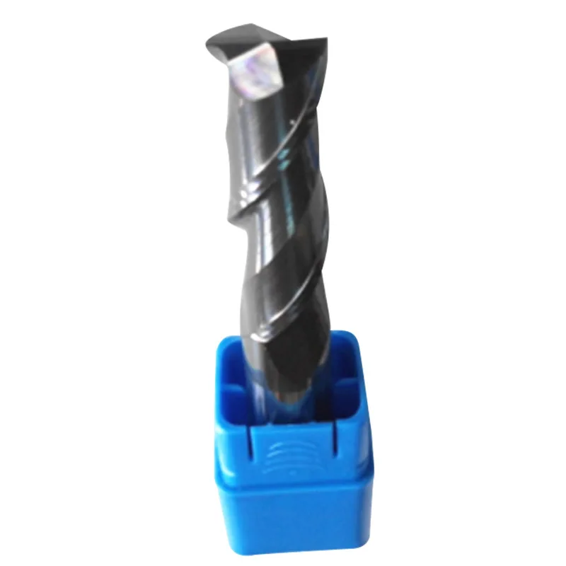 JR103 HRC 45 tungsten steel double flute milling cutter 2 flute integral tungsten carbide  flat bottom milling cutter