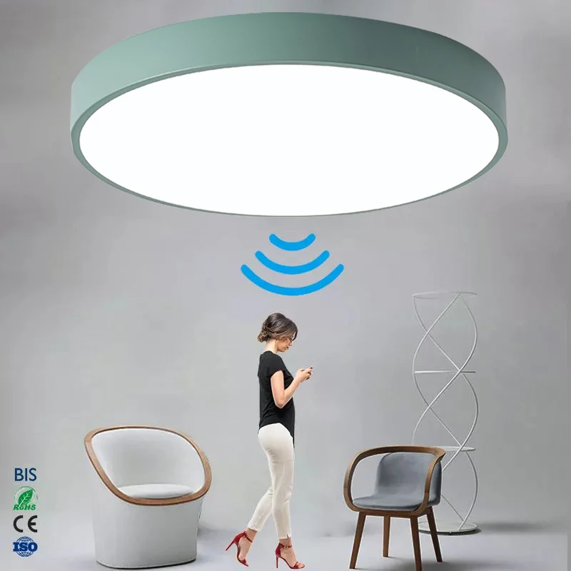 High Quality Induction Lamps Chandelier Motion Led With Microwave Sensor Ceiling Light