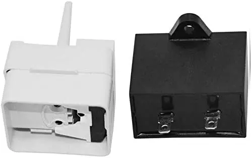 W10613606 Refrigerator Compressor Start Relay and Capacitor for Parts