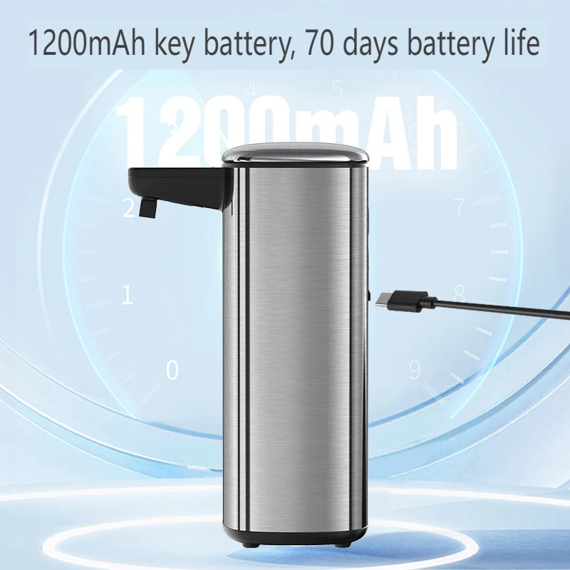 Hot Sale & High Quality Stainless Steel Touchless Sensor-Activated Dispenser Office Intelligent Automatic Soap Dispenser