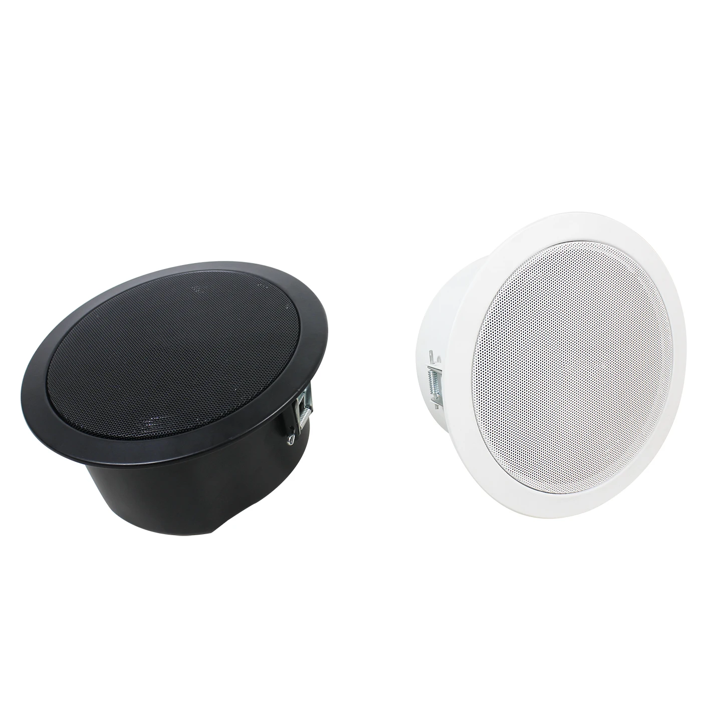 Fireproof EN54 Standard 100V 6W Metal Audio Ceiling Speaker for PA and Background Music Public Address System