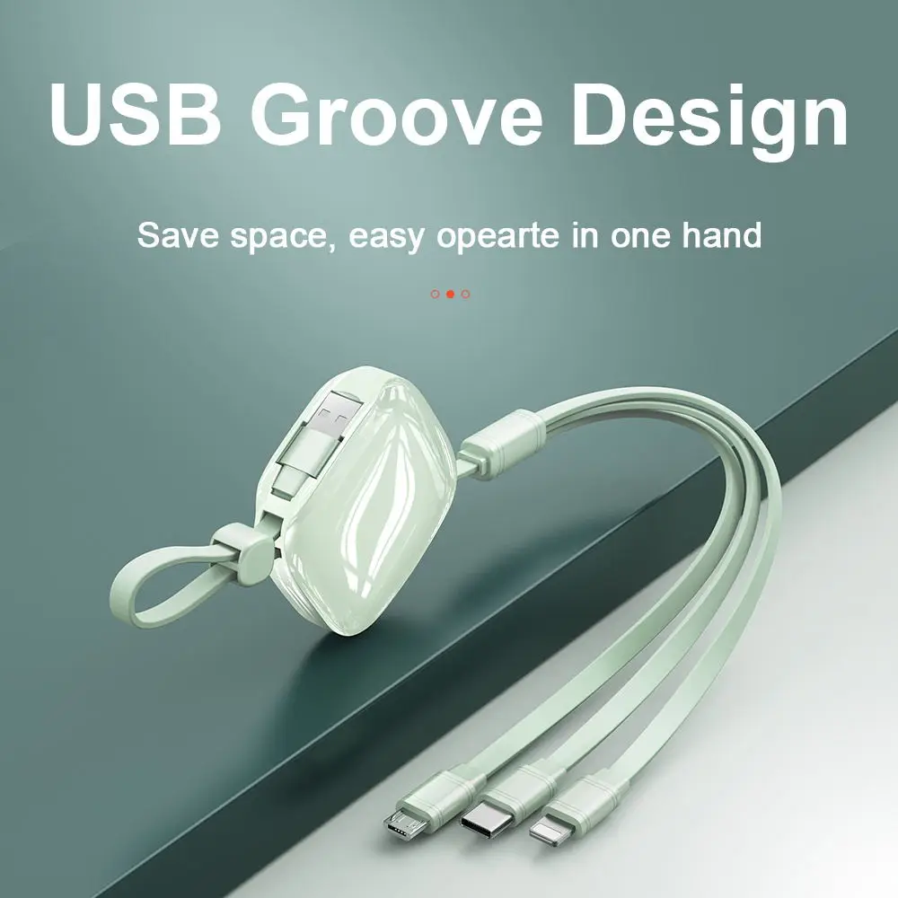  IPSKY заводская цена Мобильный телефон Быстрая зарядка USB Micro Lighting Type C Выдвижной 3 в 1