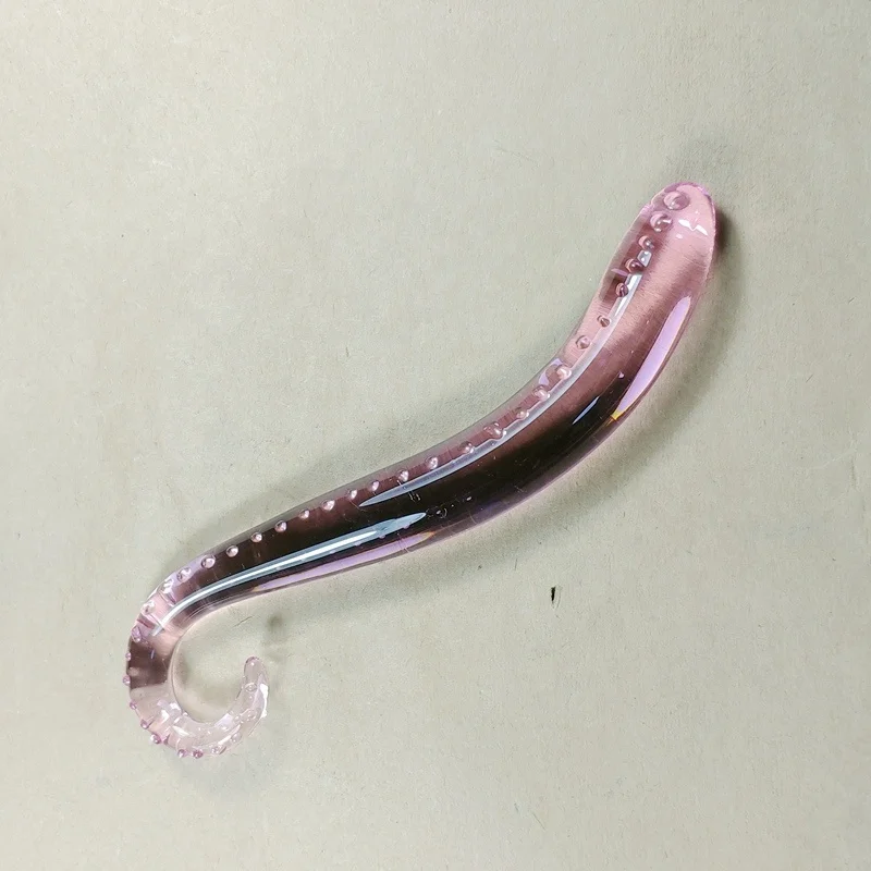 Factory Direct Sale High Quality Glass Sea Animal Dildo/Sea Animal Glass Dildo/Cute Pink Hippocampus Dildo for Adult Sex Life