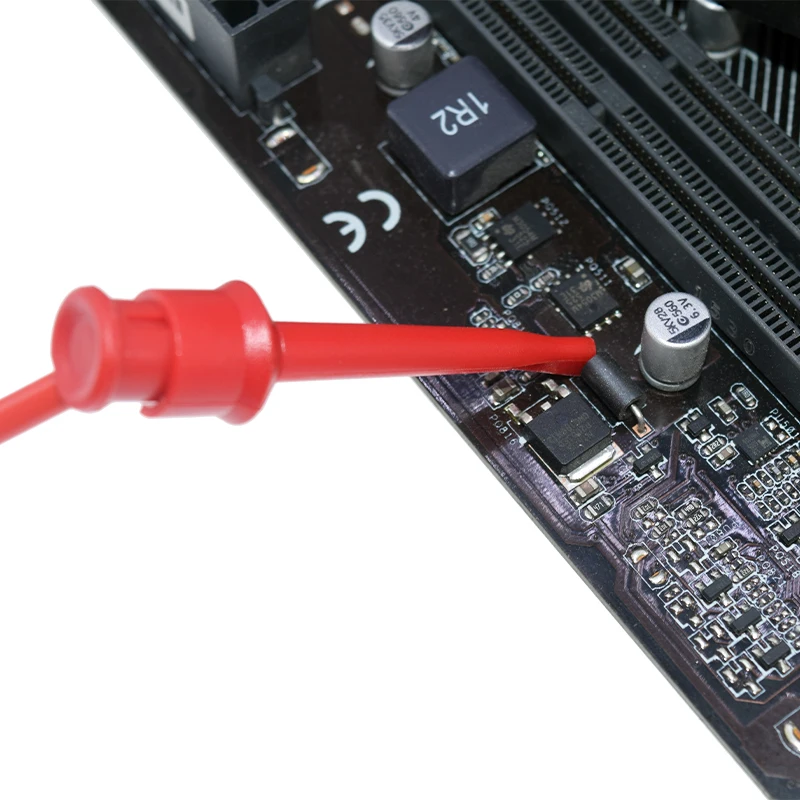 Тестовый мини-захват, соединительные провода с крючком к штекеру-26 AWG, связывающая стойка к макетной плате без пайки, джамперные выводы