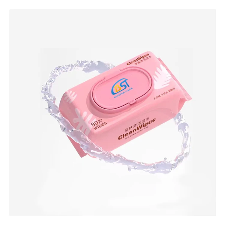 Manufacturer Wholesale Price Cleansing Hand Face Mouth Wipes Surface Cleaning Wipes Outdoor Portable custom Wet Baby Wipes