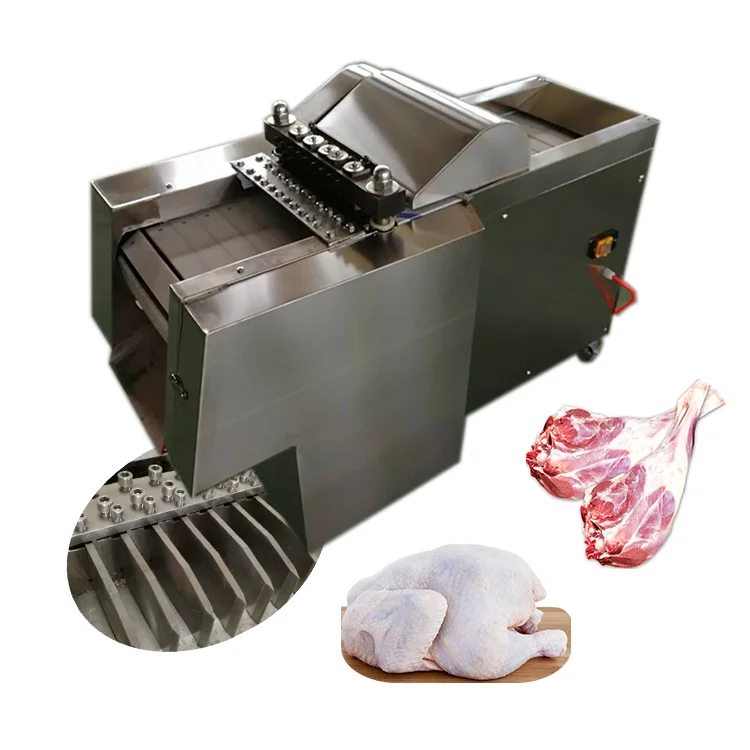 Коммерческие автоматическая куриная костей груди мяса говядины slicer свинины для резки кубиком машина курица по недорогой