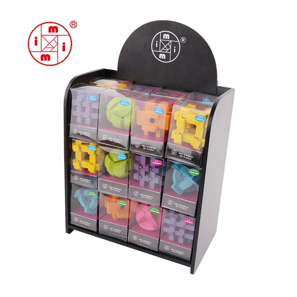 Head Broken Games Barin Twist Angular Cherry Wood Puzzle For Kids