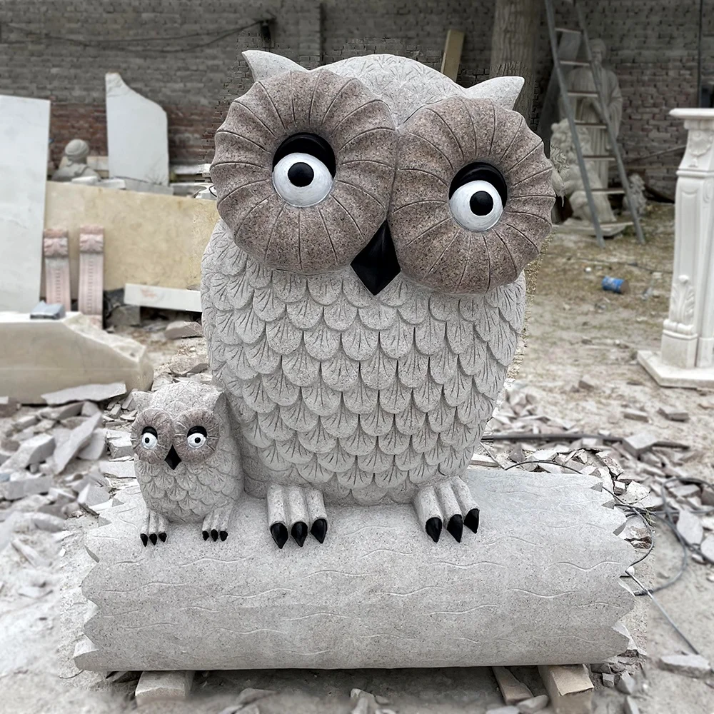 Custom Hand Carved Garden Stone Pig Granite Statue