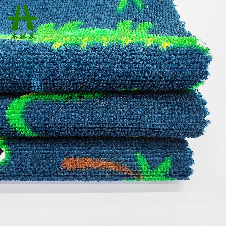 Mulinsen Textile Good Quality 100% Polyester Print French Terry Knit Fabric