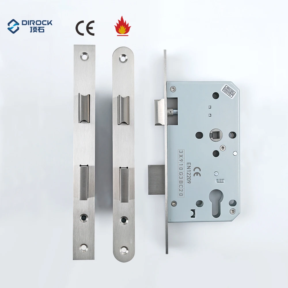 Euro security mechanical latch & deadbolt mortise lock body fire rated mortice sash lock for Poland